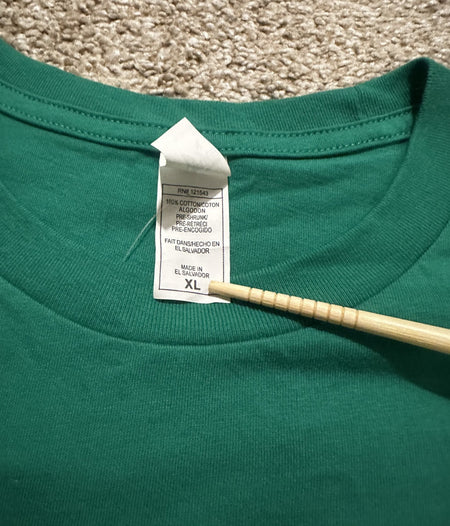MEAT PUPPETS BAND T-SHIRT~GREEN LOGO~1980s~ORIGINAL~XL~STARTEE TAG~RARE~VINTAGE