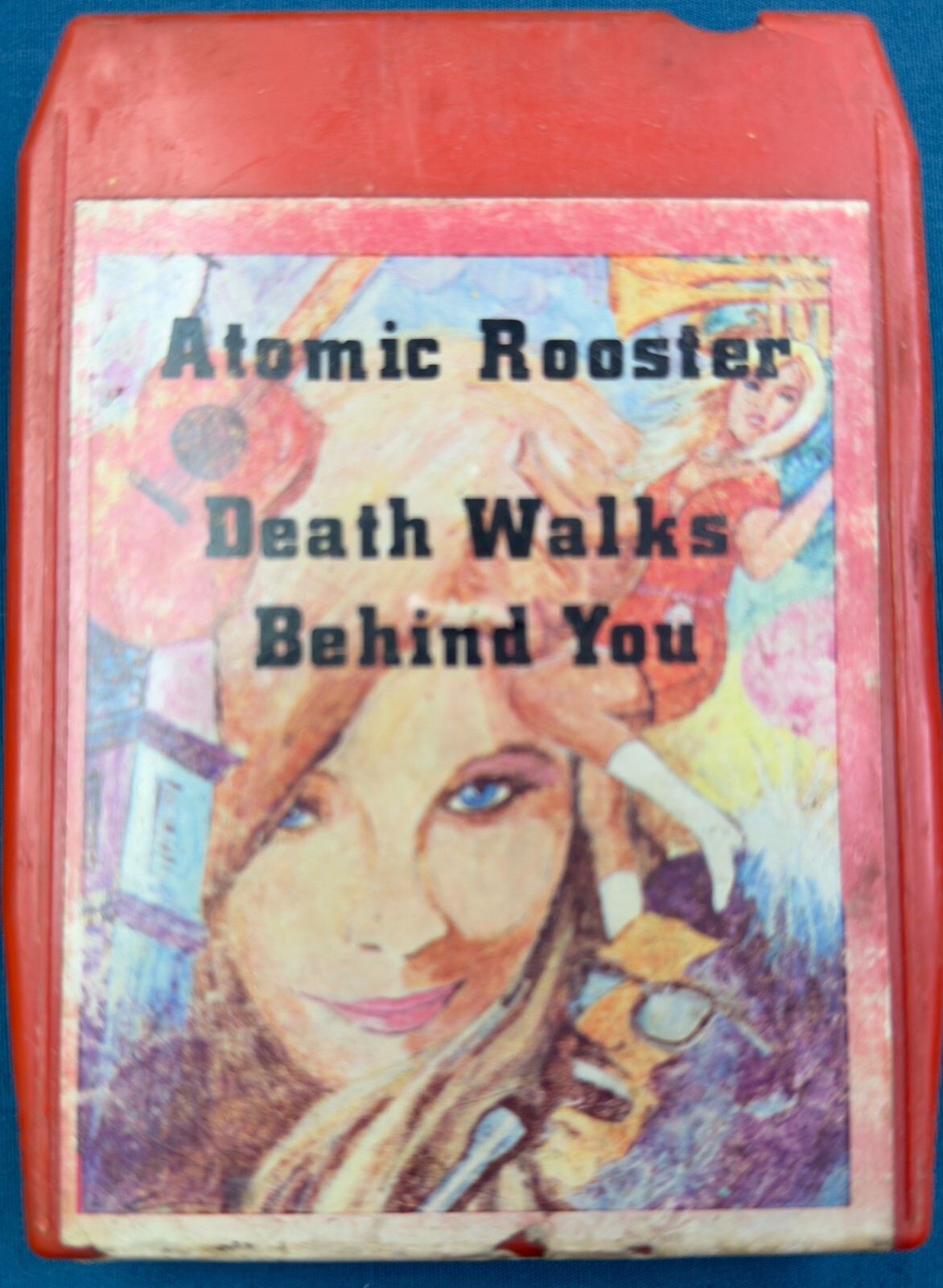 ATOMIC ROOSTER DEATH WALKS BEHIND YOU 8-TRACK TAPE~NICE CONDITION~TESTED~PSYCH