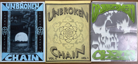 GRATEFUL DEAD UNBROKEN CHAIN 3 MAGAZINE LOT~VOL. 6 ISSUES 1-3~GARCIA~WEIR~LESH