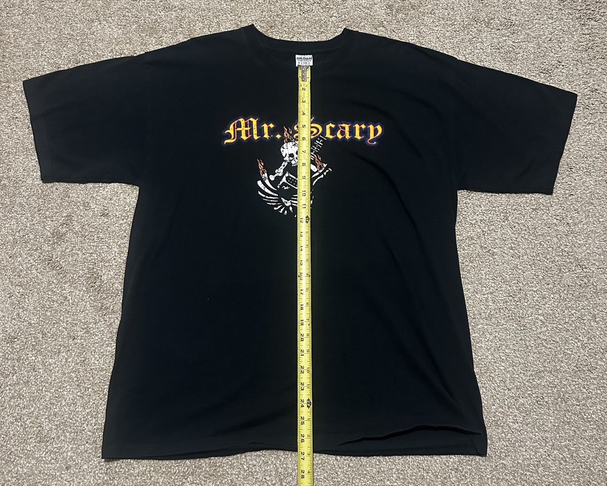 MR. SCARY 2000s T-SHIRT~VINTAGE~GEORGE LYNCH~DOKKEN~ORIGINAL~XL~BLACK~EXC COND