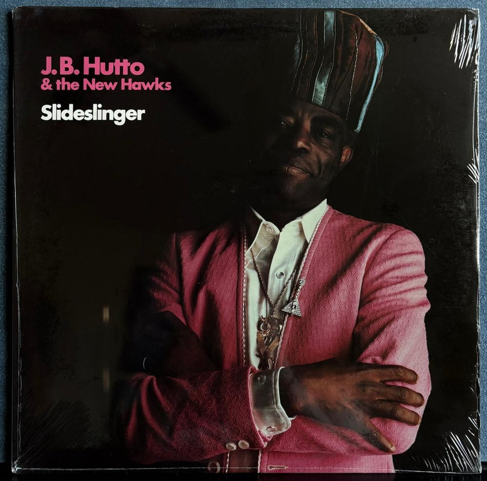 J.B. HUTTO AND THE NEW HAWKS SLIDESLINGER~SEALED 1983 VARRICK LP~ELECTRIC BLUES