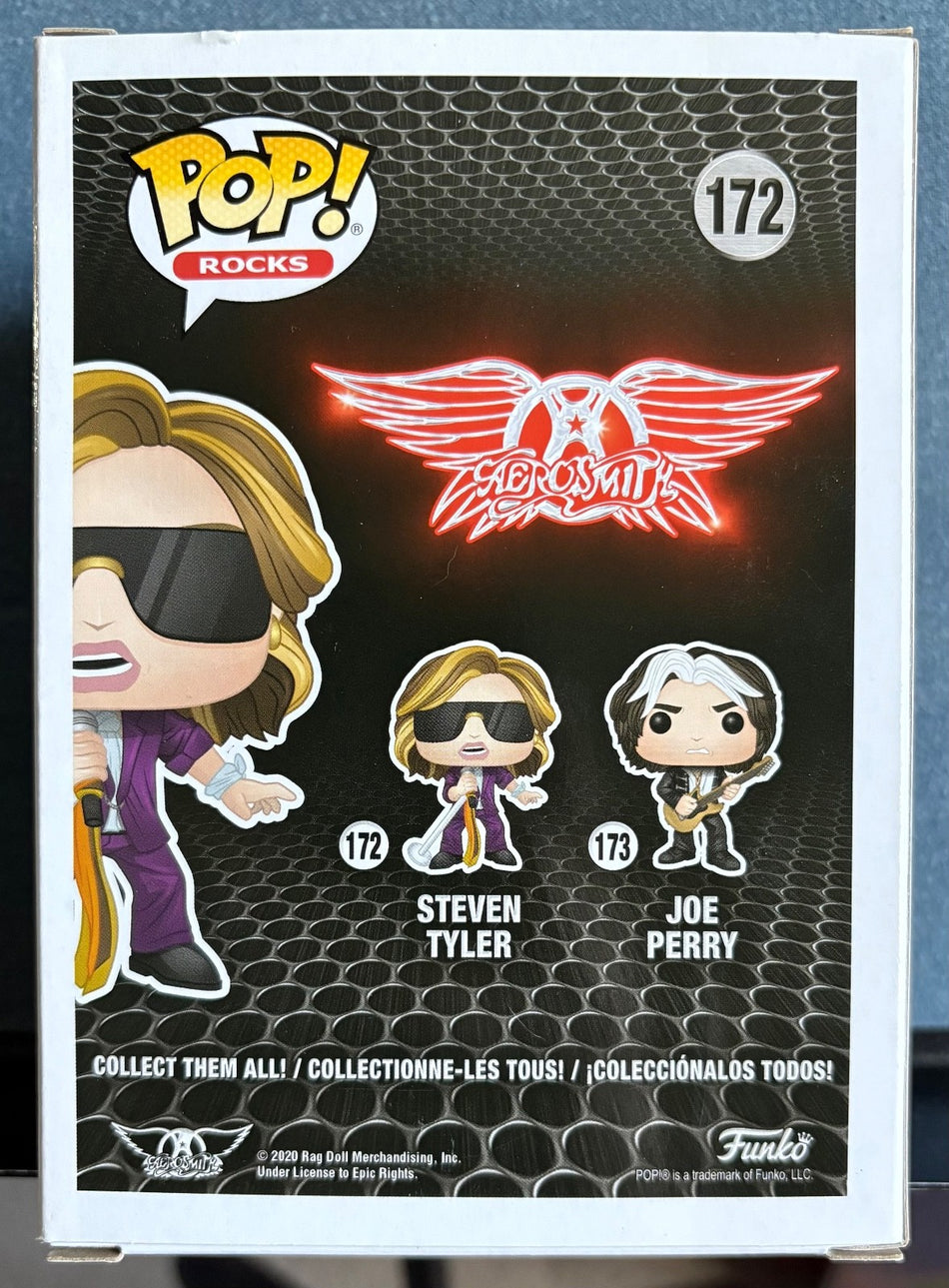 AEROSMITH STEVEN TYLER FUNKO POP! ROCKS #172 w/SOFT PROTECTOR