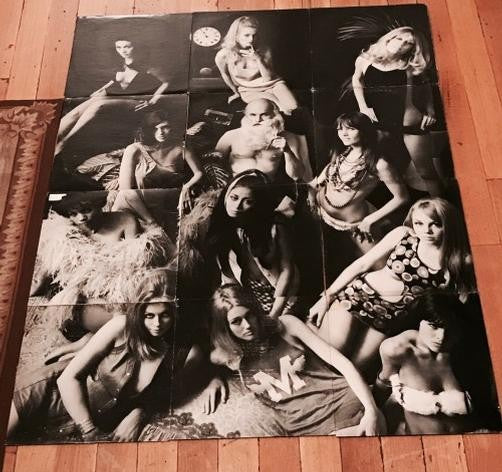 CAPITOL DISC JOCKEY ALBUM SEPTEMBER 1969~WHITE LBL PROMO PUZZLE COVER~CHEESECAKE
