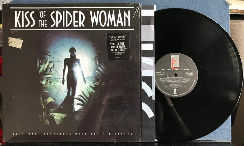 KISS OF THE SPIDER WOMAN OST SOUNDTRACK~NM 1985 LP w/SHRINK~INNER~HYPE~NESCHLING