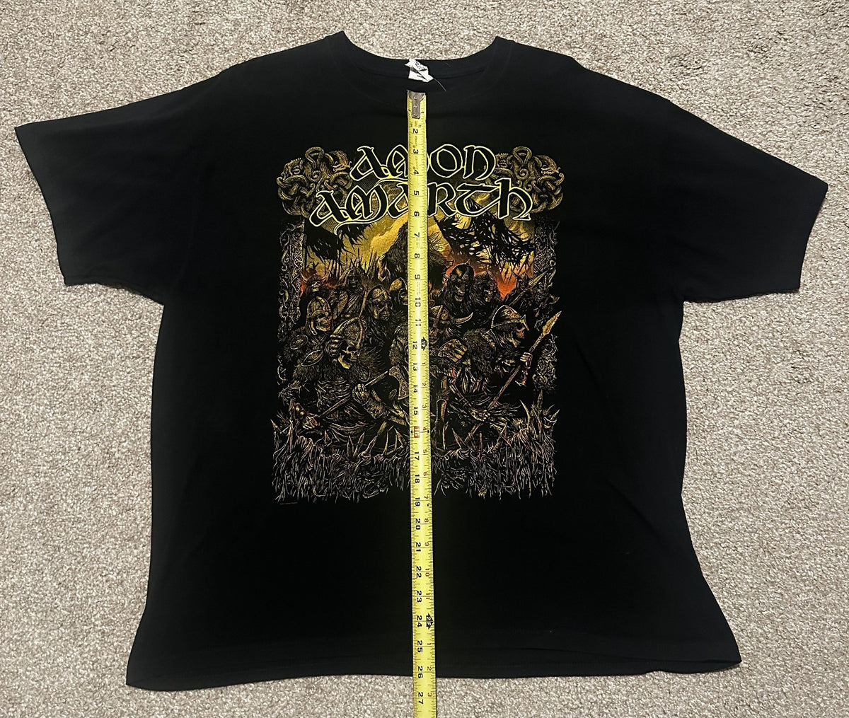 AMON AMARTH 2011 TOUR T-SHIRT~VINTAGE~ANVIL~ORIGINAL~XL~BLACK~EXC COND~RARE~VTG