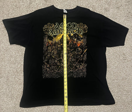 AMON AMARTH 2011 TOUR T-SHIRT~VINTAGE~ANVIL~ORIGINAL~XL~BLACK~EXC COND~RARE~VTG