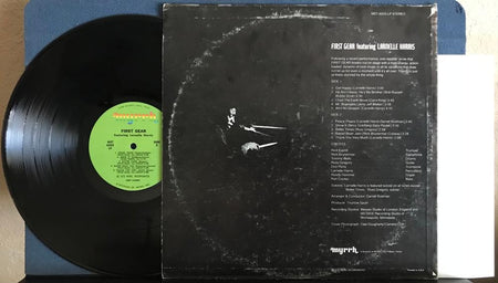 FIRST GEAR FEATURING LARNELLE HARRIS~VG++ 1972 SELF-TITLED LP~PRESS PHOTO!~MYRRH