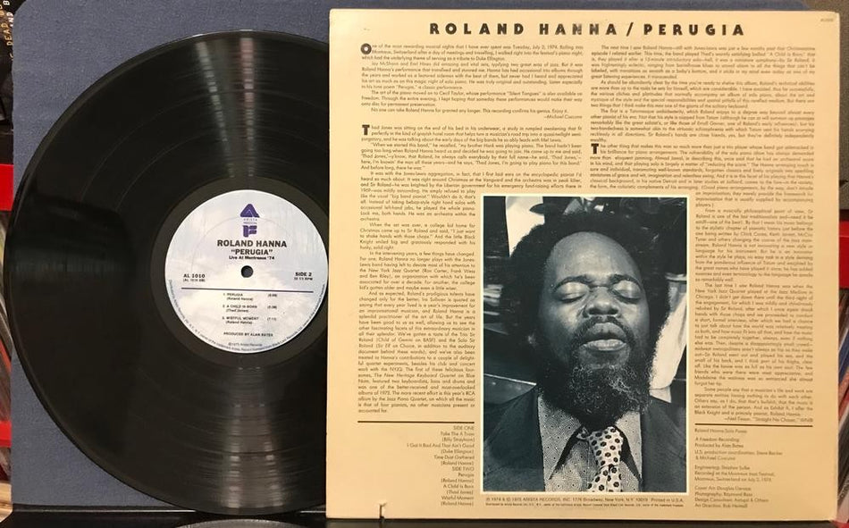 ROLAND HANNA PERUGIA: LIVE AT MONTREUX '74~ORIG 1975 ARISTA FREEDOM LP~POST BOP