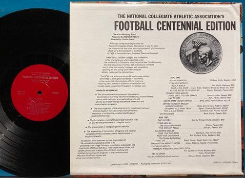 NCAA MARCHING BAND FOOTBALL CENTENNIAL EDITION 1869-1969~ALABAMA~UT~MICHIGAN~PEN