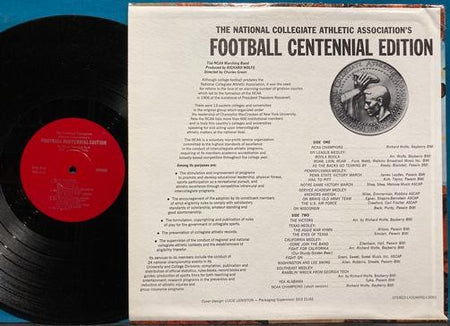 NCAA MARCHING BAND FOOTBALL CENTENNIAL EDITION 1869-1969~ALABAMA~UT~MICHIGAN~PEN