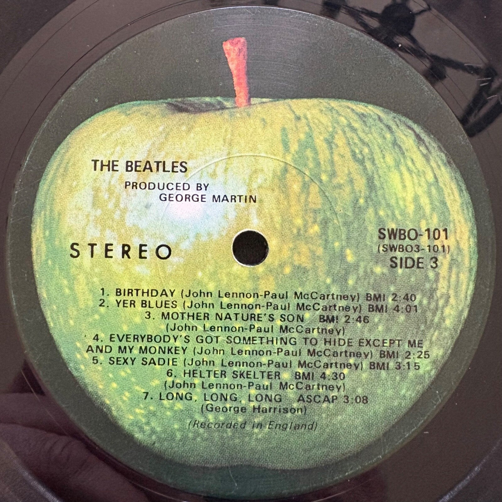 BEATLES WHITE ALBUM~RARE 1968 LP~7 LABEL ERRORS!!~NUMBERED COVER~POSTER~PICTURES
