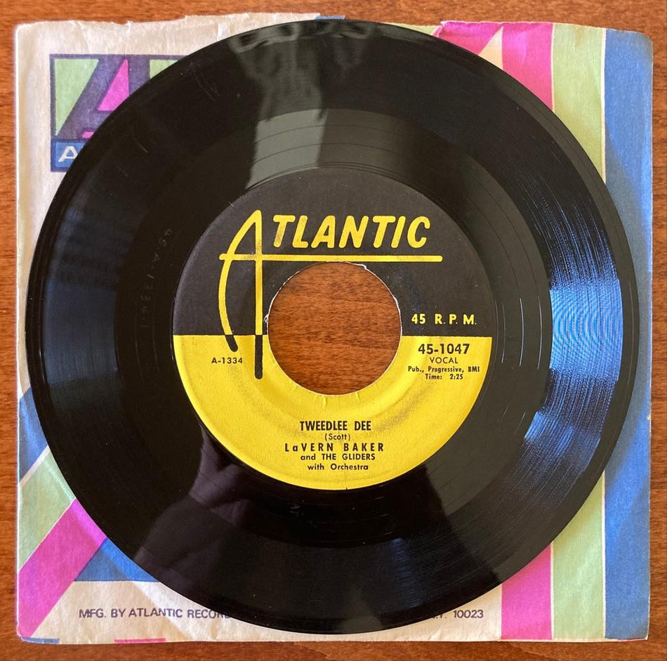 LaVERN BAKER~TWEEDLE DEE / TOMORROW NIGHT~1954 ATLANTIC 7-INCH 45 SNGL w/LBL SLV