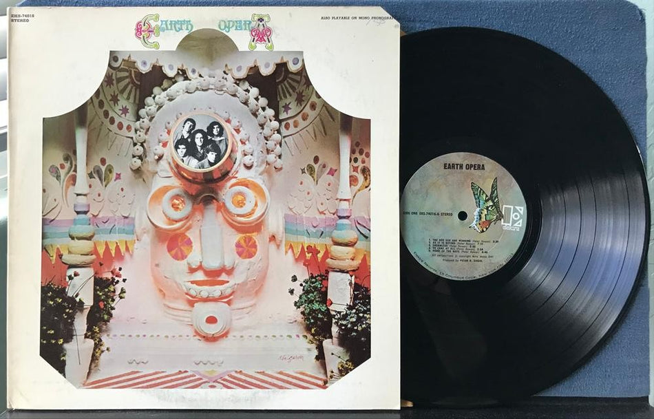 EARTH OPERA 1968 SELF-TITLED DEBUT LP~1970's ELEKTRA BUTTERFLY LBL RE~PSYCH~PROG