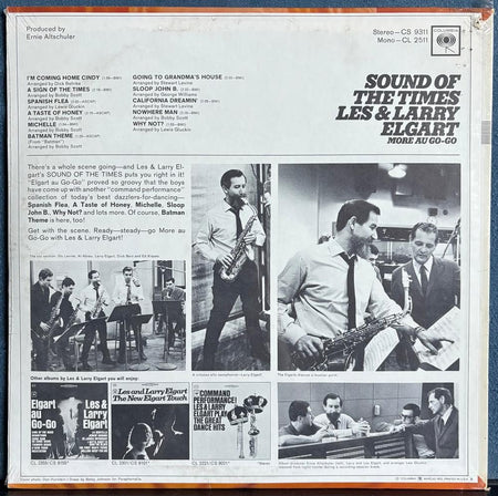 LES AND LARRY ELGART SOUND OF THE TIMES~SEALED 1966 COLUMBIA 360 SOUND STEREO LP
