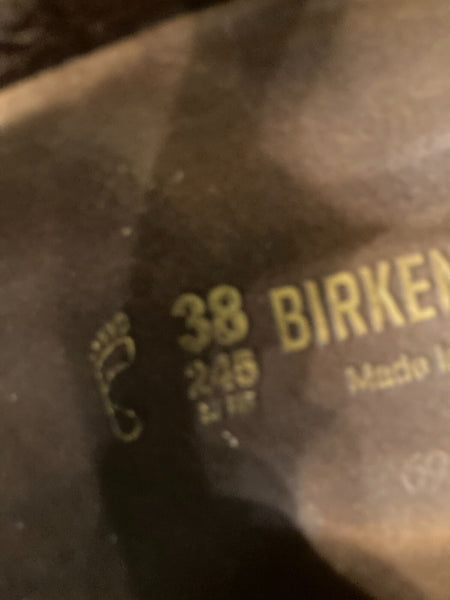 Birkenstock Gizeh Golden Brown Regular Sandals~Size 38~Excellent Condition