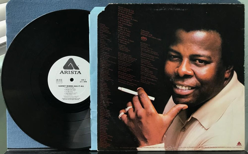 GARNET MIMMS HAS IT ALL~NM- ORG 1977 ARISTA WHITE LABEL PROMO LP~FUNK~SOUL~DISCO