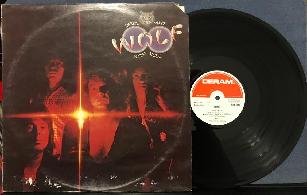 DARRYL WAY'S WOLF NIGHT MUSIC~NM- ORIG 1974 DERAM UK FIRST PRESS LP~PROG ROCK