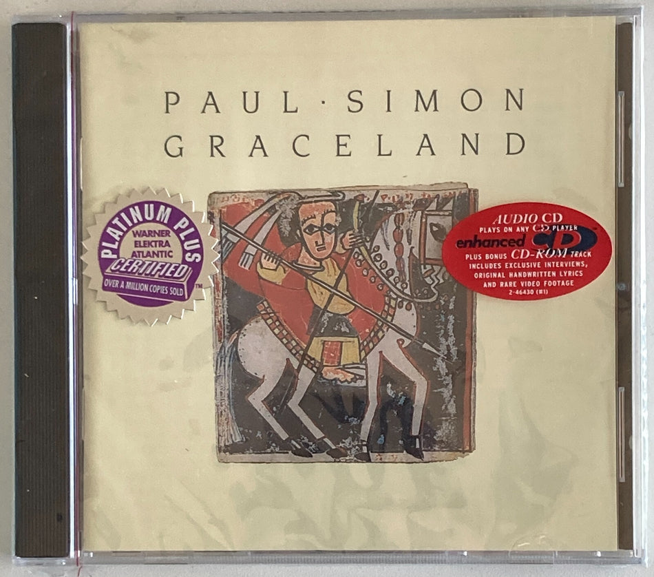 STILL SEALED! PAUL SIMON GRACELAND ENHANCED CD / CD-ROM FOR WINDOWS OR MAC
