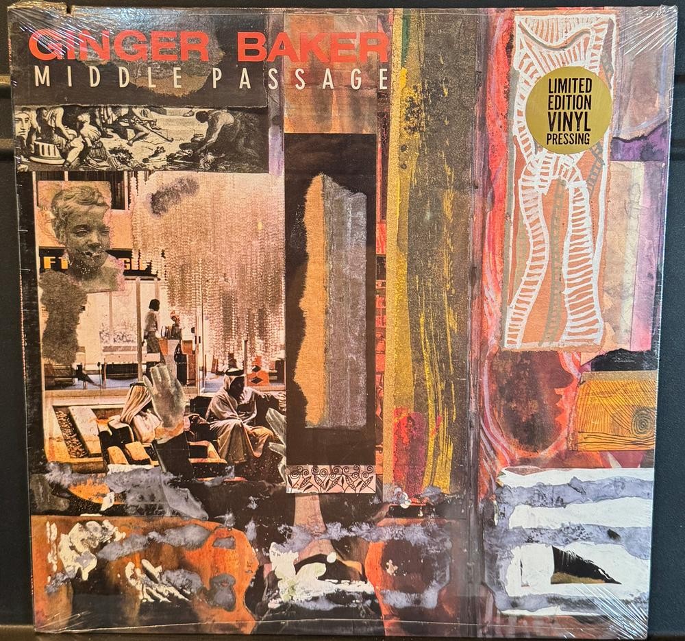 GINGER BAKER MIDDLE PASSAGE~RARE SEALED ORIG 1990 AXIOM LP~LASWELL~JAH WOBBLE