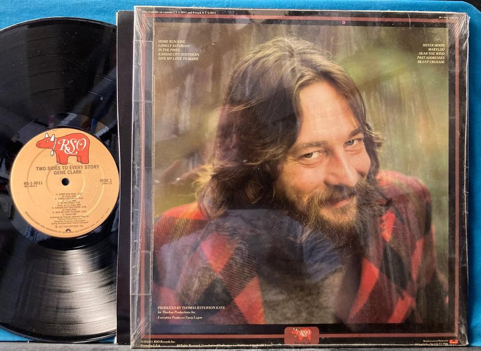 GENE CLARK TWO SIDES TO EVERY STORY~NM- PRC RSO LP~SHRINK~INNER~BYRDS~BURRITO