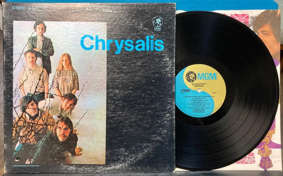 CHRYSALIS DEFINITION~RARE NM 1968 MGM RECORDS LP~FOIL GATEFOLD~PSYCHEDELIC ROCK