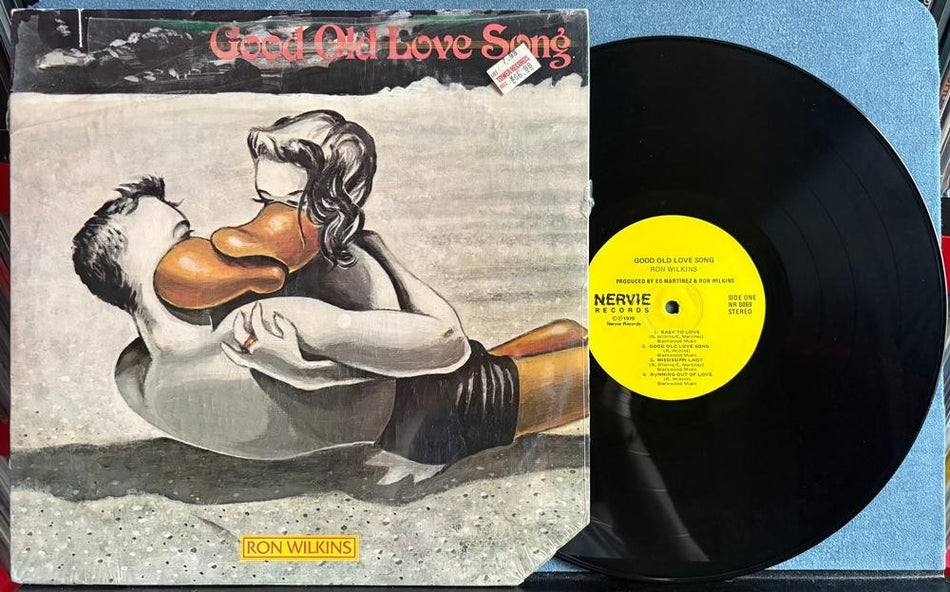 RON WILKINS GOOD OLD LOVE SONG~ORIG 1979 NERVE RECORDS LP w/SHRINK~COUNTRY ROCK