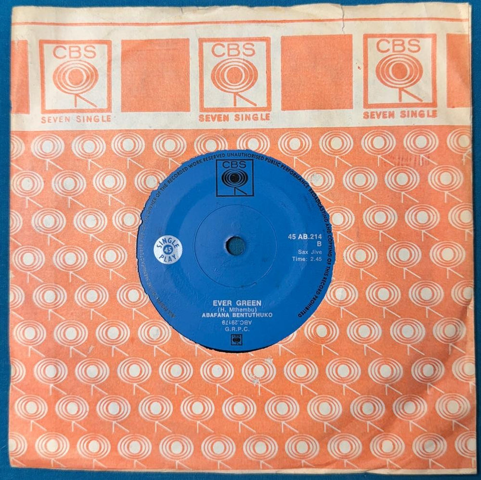 SOUTH AFRICA 45~ABAFANA BENTUTHUKO WOZO NAZO NZIMANDE/ EVER GREEN~'70s JIVE~HEAR