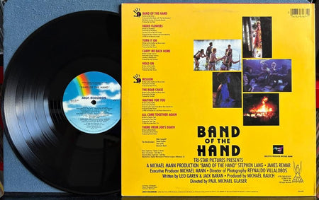 BAND OF THE HAND OST SOUNDTRACK~NM- 1986 MCA LP~BOB DYLAN~THE REDS~ANDY SUMMERS