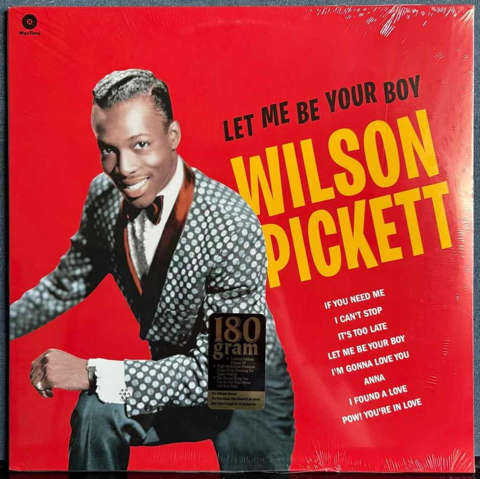 WILSON PICKETT LET ME BE YOUR BOY~EARLY YEARS 59-62~SEALED 2018 180 GRAM COMP LP