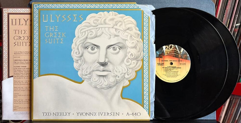 A-440 ULYSSES: THE GREEK SUITE~1978 GATEFOLD 2-LP w/BOOKLET~RAPP~NEELEY~IVERSEN
