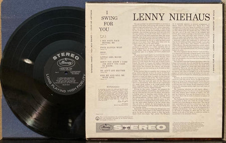 LENNIE NIEHAUS I SWING FOR YOU~1960 MERCURY STEREO 1st PRESS LP~COOL JAZZ~LOUNGE