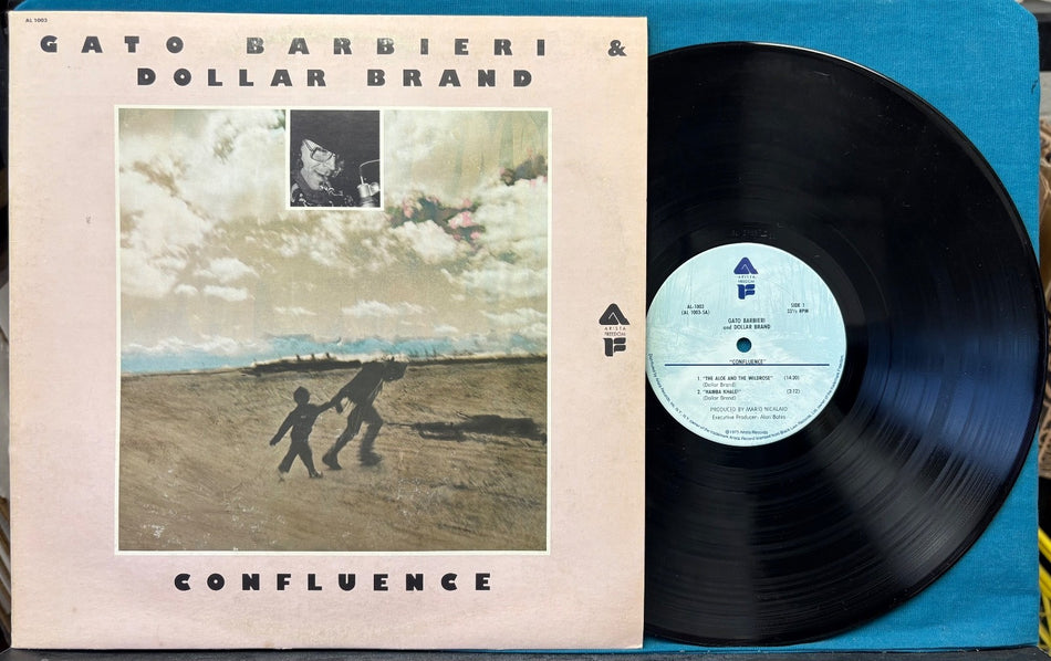 GATO BARBIERI AND DOLLAR BRAND CONFLUENCE-1975 ARISTA RE LP-FREE JAZZ~CAPE JAZZ