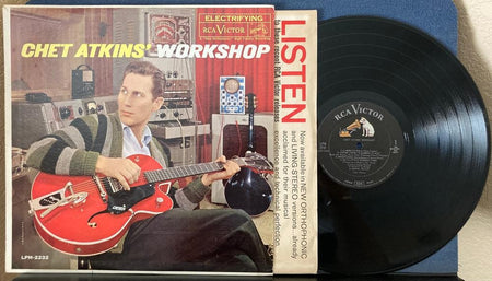 CHET ATKINS' WORKSHOP~VG+ ORIG 1961 MONO DEEP GROOVE RCA LP~ROCKAWAY PRESS~5S/2S