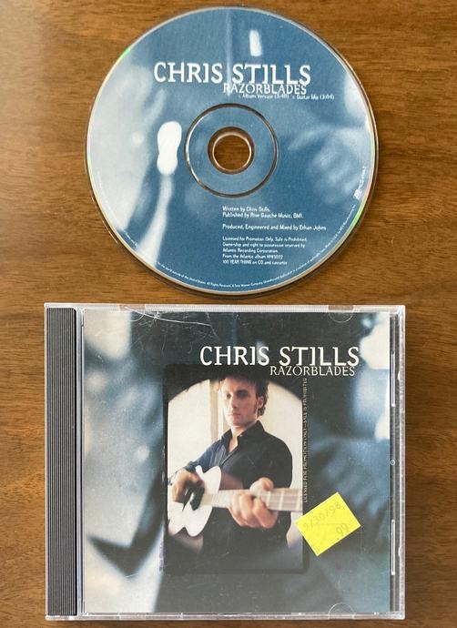 CHRIS STILLS RAZORBLADES~NM 1998 PROMO ONLY CD SINGLE~GUITAR MIX~100 YEAR THING
