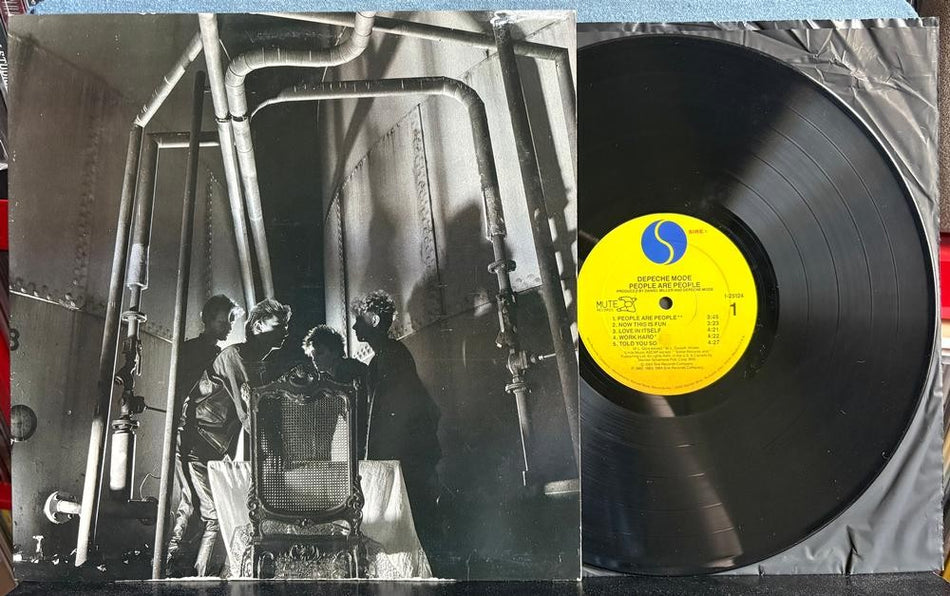 DEPECHE MODE PEOPLE ARE PEOPLE~NM- ORIG 1984 SIRE/MUTE LP w/INNER SLV~SYNTH-POP