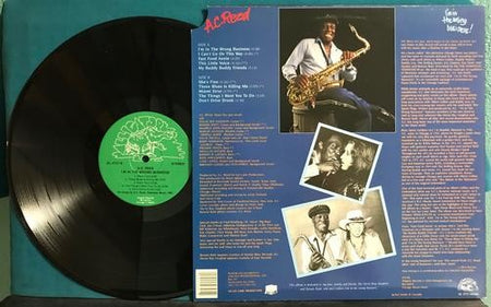 A.C. REED I'M IN THE WRONG BUSINESS~NM 1987 ALLIGATOR 1st PRESS LP~HYPE~BLUES