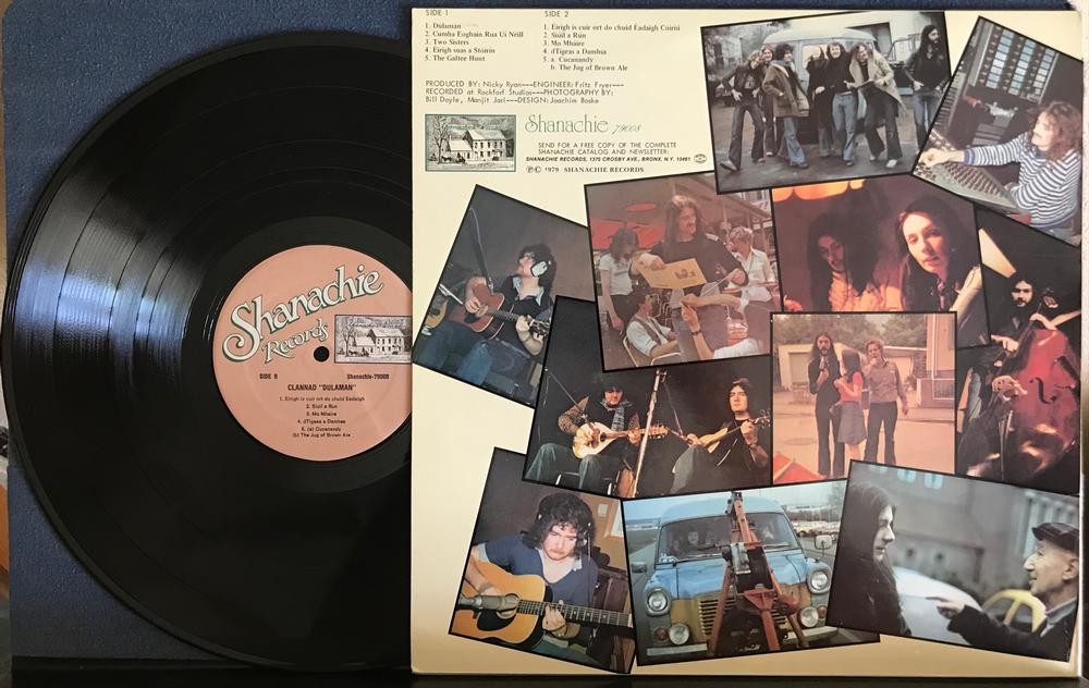 CLANNAD DULAMAN~VG++ '79 SHANACHIE RECORDS TAN LBL 1st PRESS LP~CELTIC FOLK ROCK