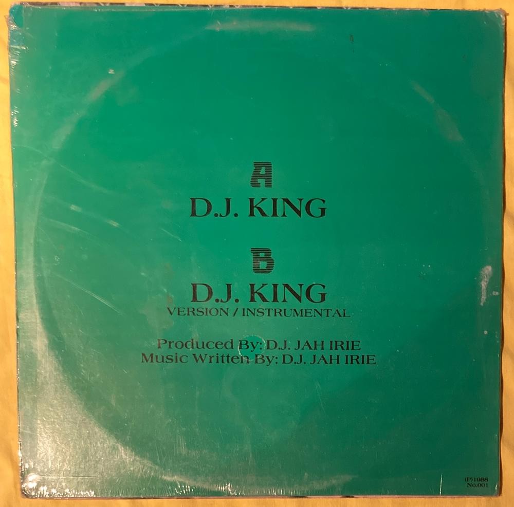 JAH IRIE DJ KING~ULTRA RARE SEALED 1987 DANCEHALL REGGAE 12'~ROOTS MAN TIME~D.J.