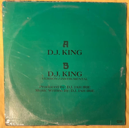 JAH IRIE DJ KING~ULTRA RARE SEALED 1987 DANCEHALL REGGAE 12'~ROOTS MAN TIME~D.J.