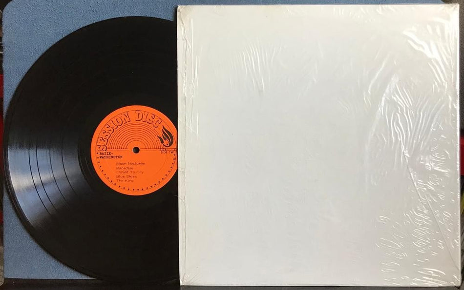 HOORAY FOR COUNT BASIE AND DINAH WASHINGTON~VG++ 1975 SESSION DISC 106 LP~SHRINK