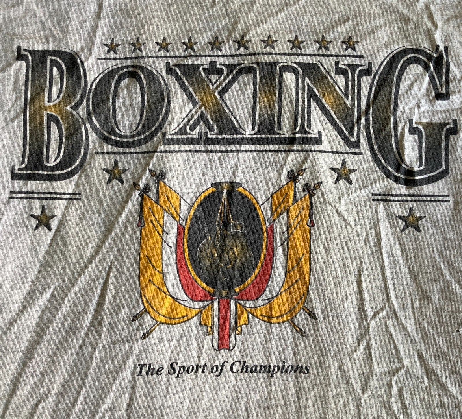 SIGNAL SPORTS BOXING THE SPORT OF CHAMPIONS~XL LIGHTWEIGHT HOODIE SWEATSHIRT~GRY
