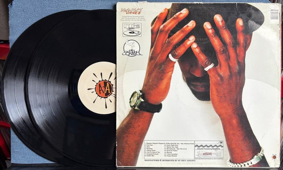 ACEYALONE ACCEPTED ECLECTIC~ORIGINAL 2001 GROUND CONTROL RECORDS 2LP~HIP HOP~RAP