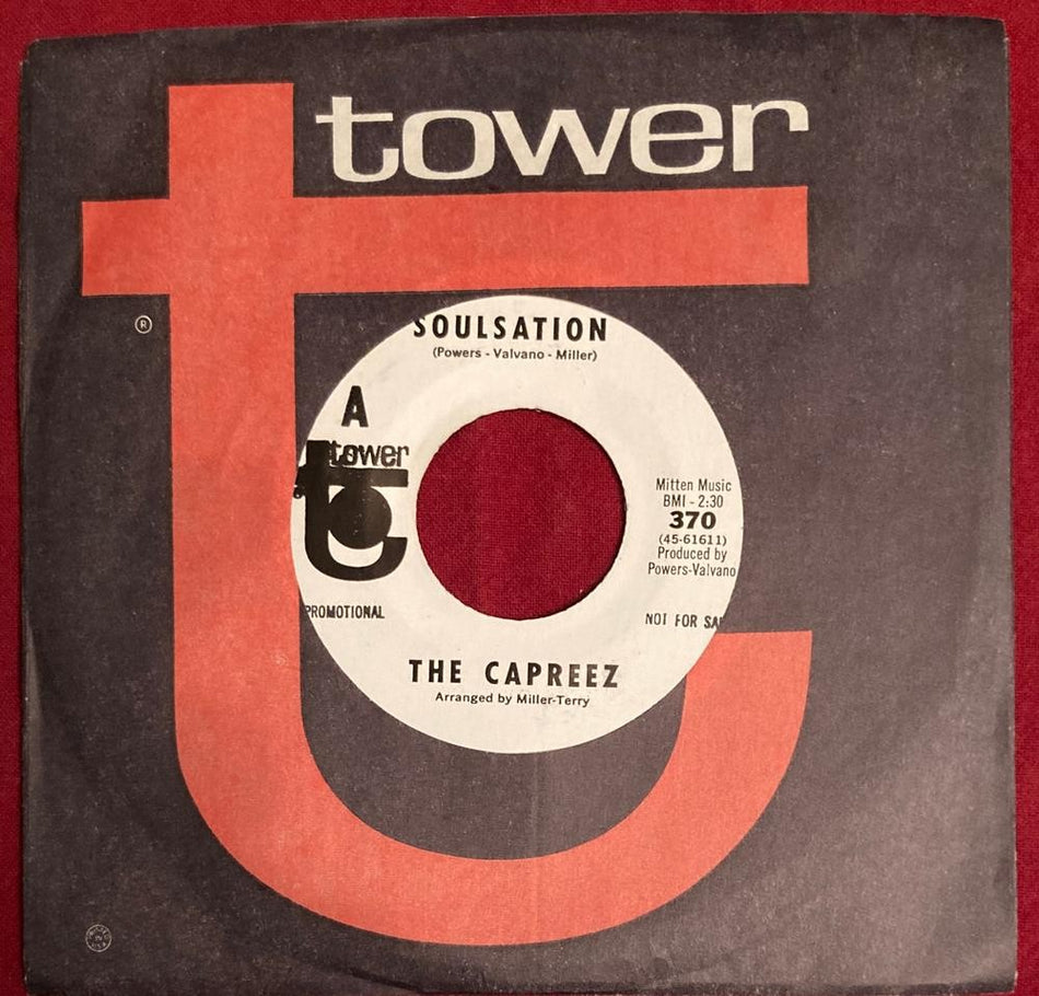 THE CAPREEZ SOULSTATION/ TIME~NM 1967 WL PROMO 7' w/TOWER SLEEVE~SOUL~FUNK