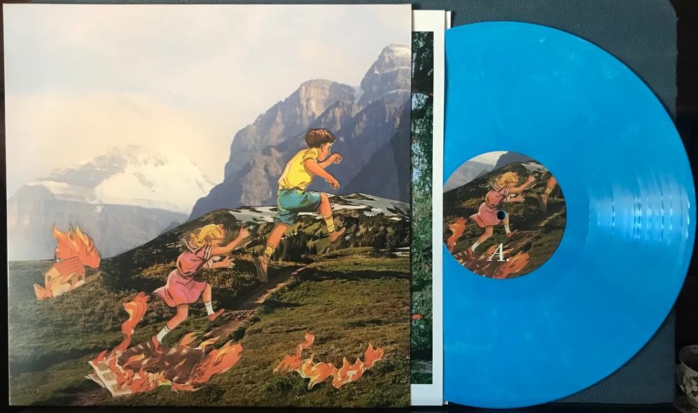 LAKES START AGAIN~NM '21 KNOW HOPE SKY BLUE MARBLE VINYL LP~INNER SLV~INDIE ROCK