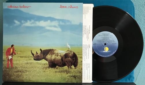 ADRIAN BELEW LONE RHINO~ORIG 1982 ISLANA CANADA LP~INNER SLEEVE~ELECTRIC CAT