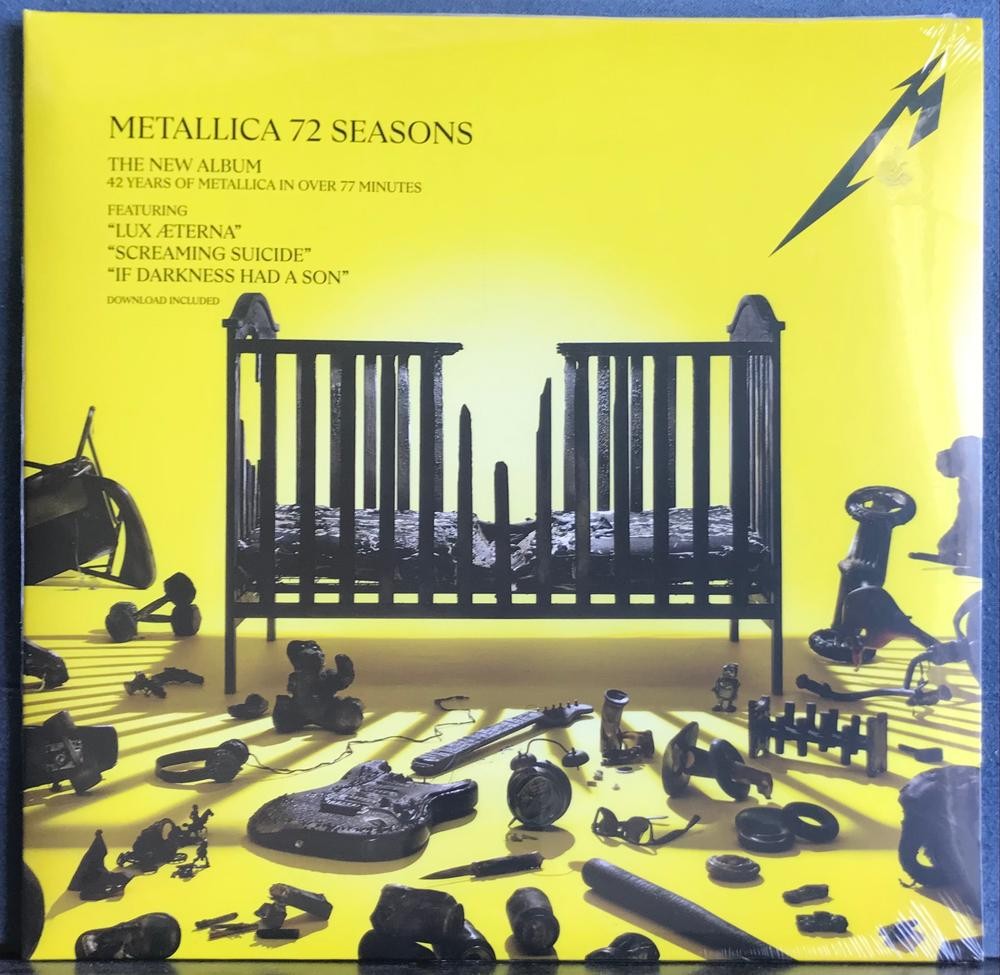 METALLICA 72 SEASONS~SEALED LIMITED 2023 TARGET EXCLUSIVE RED w/BLACK SWIRL 2-LP