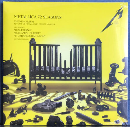 METALLICA 72 SEASONS~SEALED LIMITED 2023 TARGET EXCLUSIVE RED w/BLACK SWIRL 2-LP