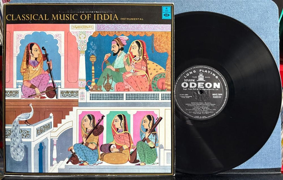 CLASSICAL MUSIC OF INDIA~VG++ 1972 ODEON INDIAN 1st PRESS LP~VARIOUS~HINDUSTANI