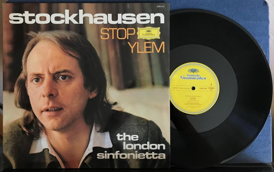 STOCKHAUSEN LONDON SINFONIETTA~STOP / YLEM~OG 1974 GERMAN DEUTSCHE GRAMMOPHON LP