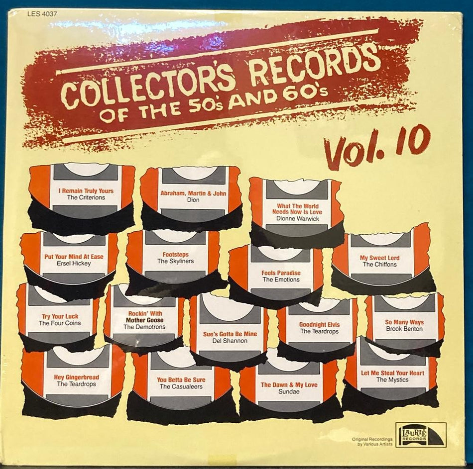 COLLECTOR'S RECORDS OF THE 50s / 60s VOL 9 & 10~SEALED 1981 2 LPs~DION~ZEPPELIN